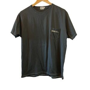 MENS BENCH Dark Grey Graphic Print Short Sleeve Cotton Tee Shirt XL
